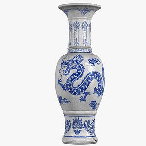 porcelain chinese vase 3d 3ds