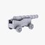 3d knights cannon model