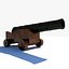 3d knights cannon model