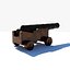 3d knights cannon model