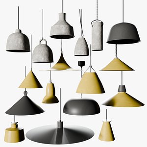 3D Ceiling lamps 17 in 1