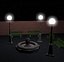 lights city streets 3d model