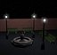 lights city streets 3d model