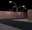 lights city streets 3d model