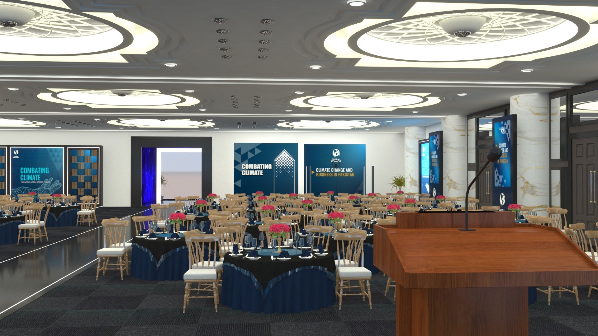 Corporate Event Design 3D Model - TurboSquid 2404024