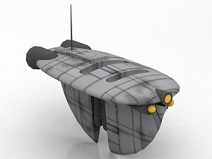 3D airtaxi med air taxi model