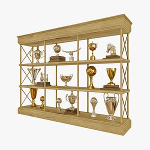Trophy Showcase Wooden model