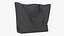 Travel Tote Black 3D model