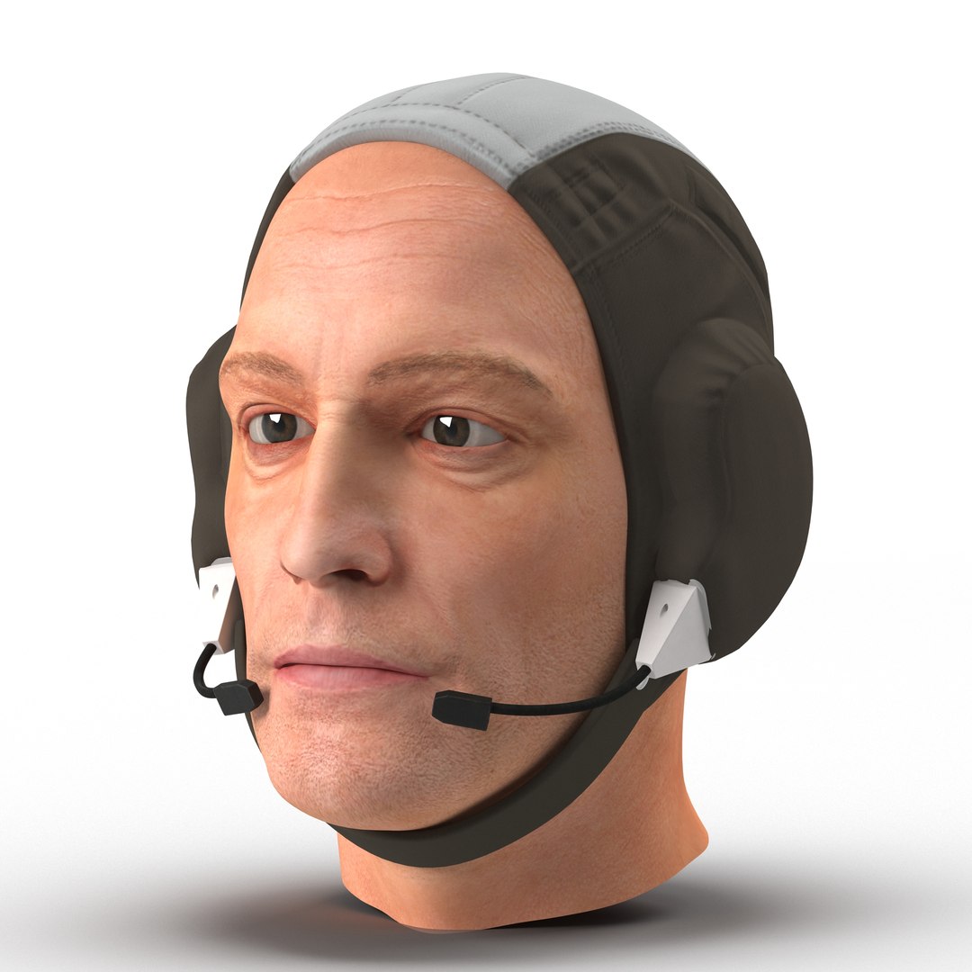 Astronaut Head 3D model preview