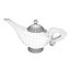 aladdin lamp 3d 3ds