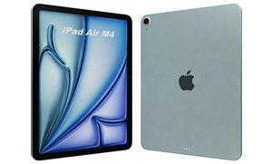 3D Apple iPad Air M4 11 inch 2026 Blue