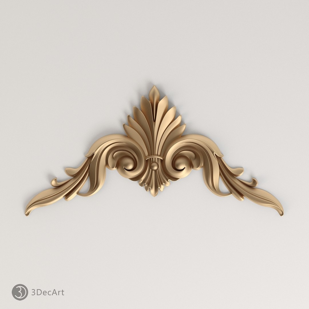 Carved Scroll 3d Max
