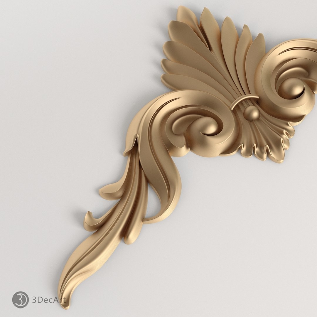 Carved Scroll 3d Max