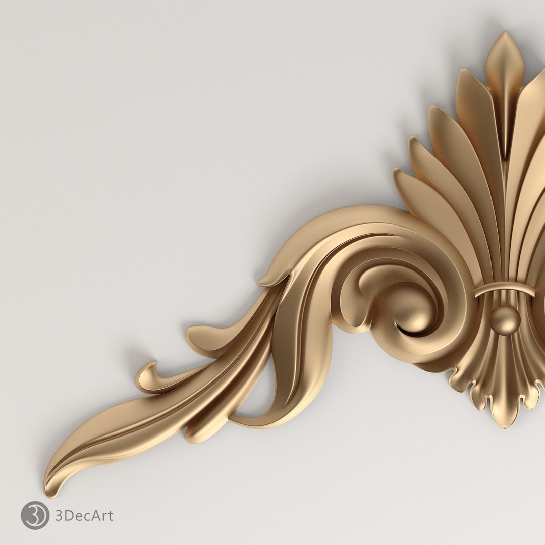 Carved Scroll 3d Max