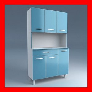 cupboards cabinet 3d model