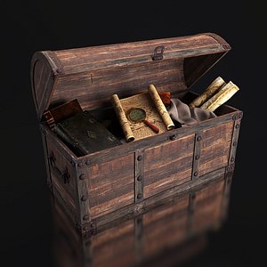 Chest with artifacts