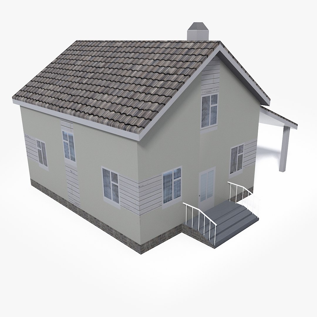 East Europe House 3D Model - TurboSquid 1154374