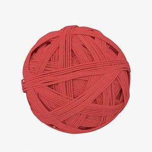 wool ball 3d model