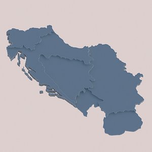 Map of Yugoslavia