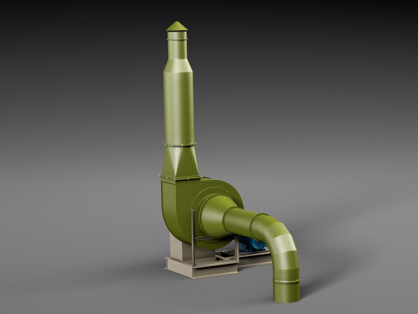 3D industrial ventilation model - TurboSquid 1215954