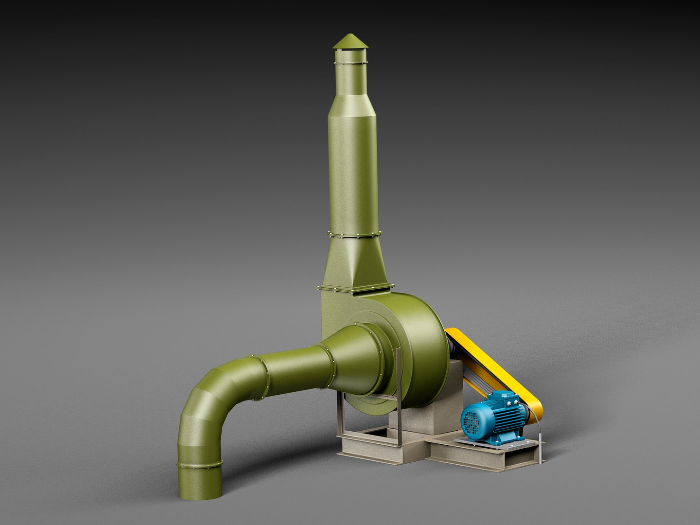 3D industrial ventilation model - TurboSquid 1215954