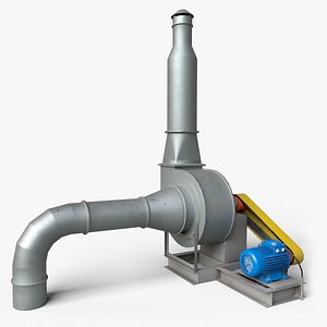 3D industrial ventilation model