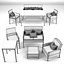 Rattan Garden Furniture Set 14
