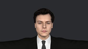 Harry Styles Hyper Realistic Full Body Fully Rigged 3D Character