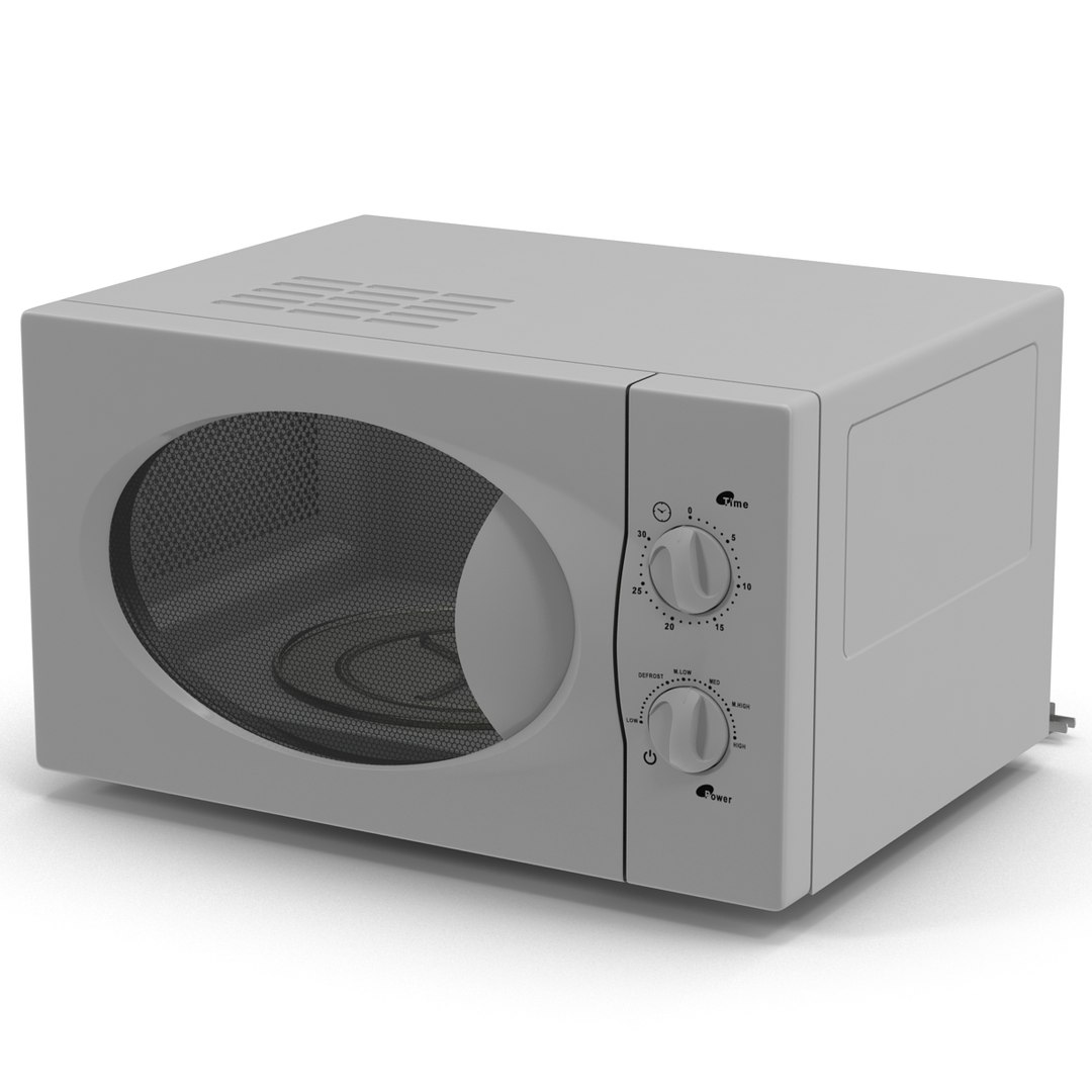 Microwave Oven 3D Model 3D model preview