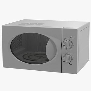 microwave oven modeled obj