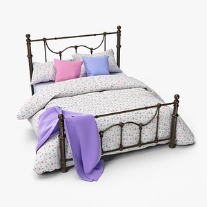 Dark Bronze Victorian Bed