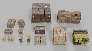 Supply and Environment Props Kit model