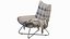 POLTRONA LAUREA LOUNGE OPEN ROAD PELLE MARRONE