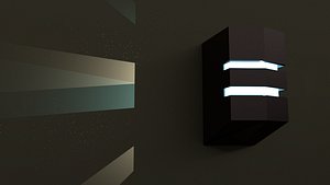 simple modern lamp blend free