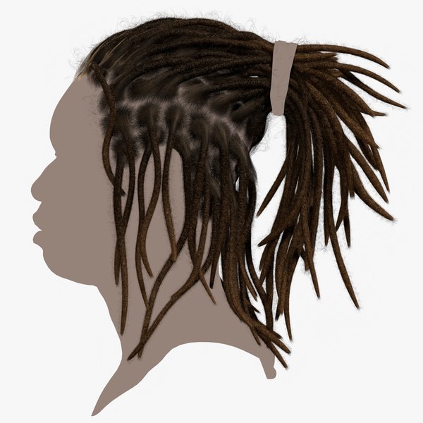 3D Dreadlocks 6 - TurboSquid 2030221