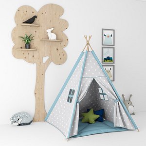 Decorative set for children`s room