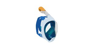 Diving mask Low poly  High poly 3D