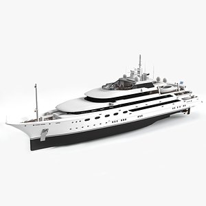 omega yacht 3D model