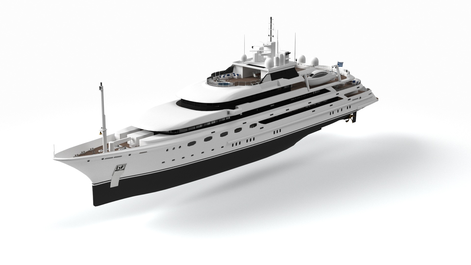 Omega Yacht 3D Model TurboSquid 1593074