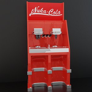 3D Fallout 4 Nuka-cola mixer station model