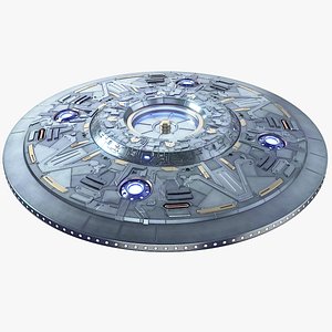 UFO Alien Spaceship PBR