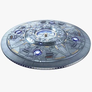 UFO Alien Spaceship PBR