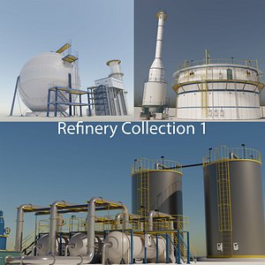 3D Refinery Collection 1 model