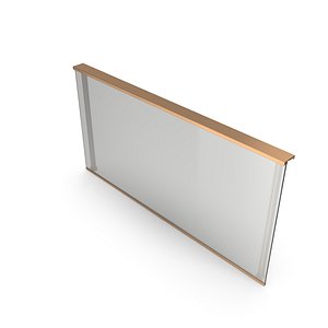 Glass and Metal Balcony Railing model
