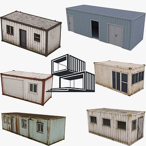 3D Container Houses Collection