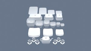 Porcelain Square dish collection