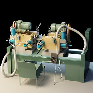 lathe 3D model