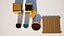 Wooden Objects Bundle 3D model