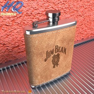 hip flask 14 3d max