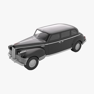 3D retro toy car